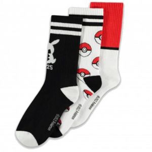 Difuzed Chaussettes - Pokemon - Pack De 3 Sport T39/42