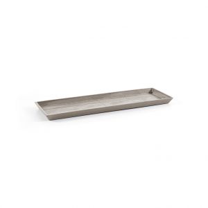 Image de Soucoupe Rectangular 80 Taupe - 78,9 x 20 x H. 4 cm