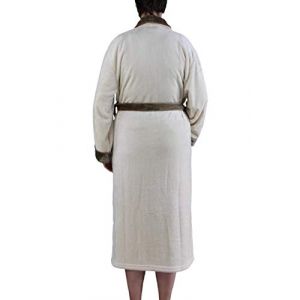 Gözze Peignoir de bain, S-XXL, unisexe (L, blanc)