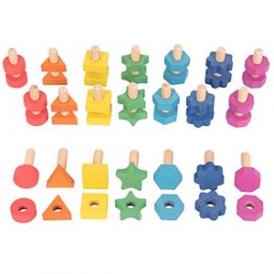 TickiT RAINBOW WOODEN NUTS&BOLTS