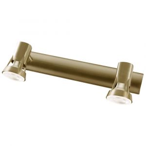 Applique 2 spots orientables finition bronze, pour plafond ou mur