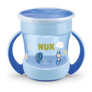 Nuk Tasse enfant Mini Evolution Magic Cup 6 m+ bleu 160 ml - Taille 125ml-250ml