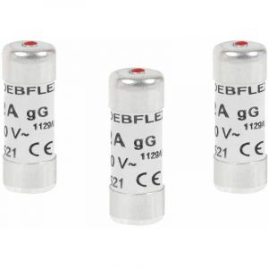 Image de Debflex Lot de 3 Fusibles 8,5x31,5 16 A