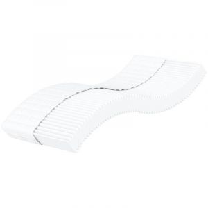 VidaXL Matelas en mousse blanc 80x220 cm dureté H2 H3, matelas de lit, matelas rafraîchissant, matelas souple, matelas simple, matelas de lit de jour