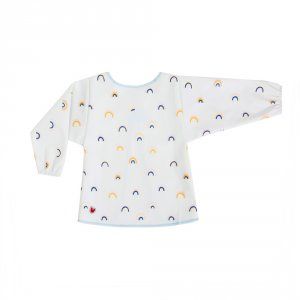 Baby to Love Blouse imperméable rainbow - Blanc