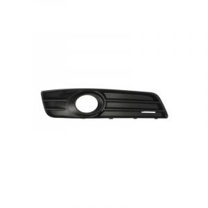 Grille de pare-choc avant droite ferm&eacute;e avec trou pour anti-brouillard compatible avec Audi A3 et A3 Sportback 2008-2012