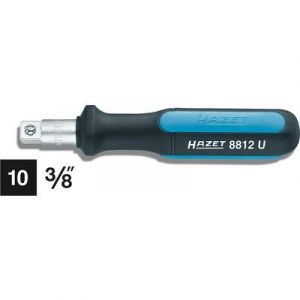 Hazet Porte-douille à manche - Carré massif 10 mm (3/8 pouce) - Longueur totale: 137 mm - 8812U