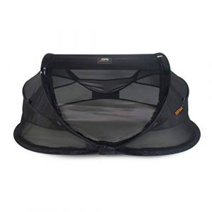 Image de Deryan Lit d'enfant de voyage escamotable Baby Luxe moustiquaire Noir