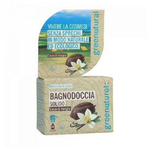 Greenatural Bagnodoccia Solido Cacao e Vaniglia - 55 g