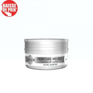 Liberon Peinture meuble et boiserie Cas&eacute;ine blanc alb&acirc;tre mat 75 ml