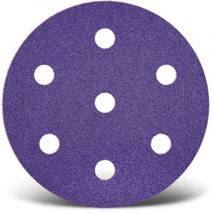 Menzer Titanium hd Disques abrasifs auto-agrippants, 90 mm, 7 trous, p. Ponceuses excentriques (Lot de 50) G40