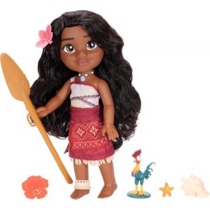 Océanie 2 Poupée 38 cm de Vaiana Chanteuse, avec Ses Tenues Inspirées du Film d'Animation, Enrichi par des détails précieux, Ses Yeux Brillent