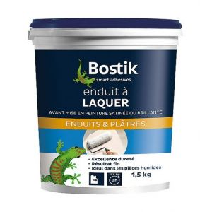 Bostik ENDUIT A LAQUER 1.5KG (Vendu par 1) POUDRES