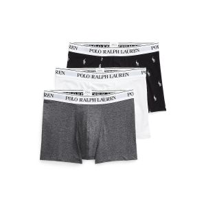 Image de Ralph Lauren Lot de 3 boxers Blanc + Gris Chiné + Marine - Taille L;M;S;XL;2XL