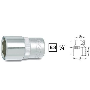 Hazet 850A-9/16 - Douille pour clé à douille 6 pans extérieurs 1/4" (6.3 mm)