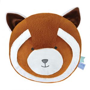 Doudou et Compagnie Coussin panda roux - Marron - 30cm - Cadeau naissance - Bébé & Moi- Unicef - DC4064