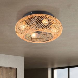 Reality Leuchten TRIO Lillesand Plafonnier/Ventilateur avec variateur, R67302126,