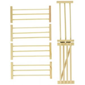 Kids Globe 610102 - Clôtures en Bois 6 Pièces