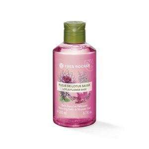 Image de Yves Rocher Bain Douche Fleur de Lotus Sauge - Flacon 200 ml