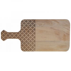 Planche à découper rectangulaire en hêtre et aluminium DKD Home Decor