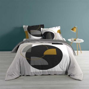 Parure de Lit 3 Pi&egrave;ces "Kolpi" 240x260cm Gris Prix