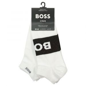 Boss Effect Chaussettes As Logocc 2 Paires EU 43-46 White