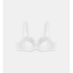 Triumph Soutien-gorge &agrave; armatures Modern Lace+Cotton W02 Blanc - Couleur Blanc - Taille 110C