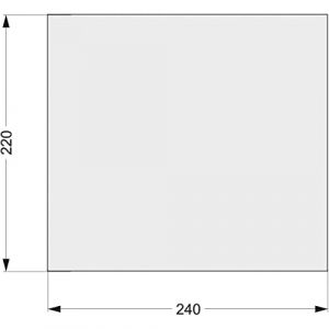 Tatonka Floorsheet Tyvek 4 Tapis de Tente, 240 x 220 cm, Ultra léger, imperméable, découpable et avec de Petites Dimensions Une Fois plié, sans PFC/PFAS