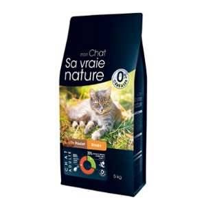 Sa vraie nature Croquettes pour chat poulet et dinde - 5 kg