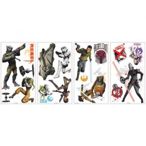ROOMMATES Stickers STAR WARS REBELS repositionnables - Stickers repositionnables à vie