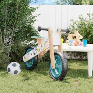 VidaXL Vélo d'équilibre pour enfants imprimé bleu