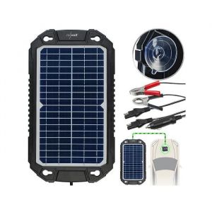 Chargeur solaire 12 V / 10 W pour batterie de voiture [reVolt]