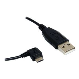 Image de StarTech.com UUSBHAUB6RA - Câble Micro USB 2.0 A vers Micro B Coudé à Angle Droit 1,8 m