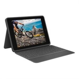 Logitech Etui Clavier Ultraprotecteur Rugged Folio Pour iPad 7e 8e 9e et 10e générati