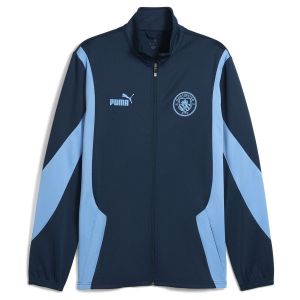 Puma Veste de football mcfc ftblnrgy+ homme bleu marine/bleu flam