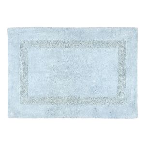 Stof Lovely CASA - Tapis d'Intérieur - Taille 50x80 cm - 100% Coton - Couleur Ciel - Modèle Softness - Idéal dans Toutes Les pièces de la Maison - Lavable - Doux et Confortable