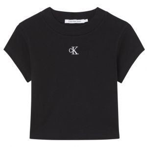 Calvin Klein Rib cropped slim