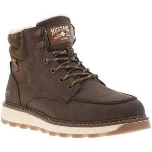 Mustang Bottines marron et à lacets et zip latéral