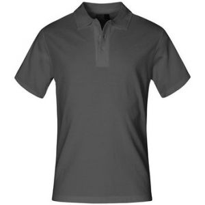 Image de Promodoro Polo supérieur grandes tailles Hommes, 5XL, gris acier