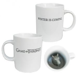 SD Toys Mug Game Of Thrones Stark Winter Is Coming Hidden Wolf