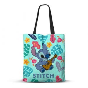 Image de Karactermania Sac de Courses Shopping FAN - Disney Lilo et Stitch Guitar - Vert - Taille Unique