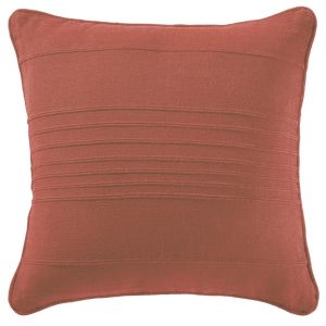 Lot de 2 housses de coussin, ou d'oreiller en coton ORION - marron noisette