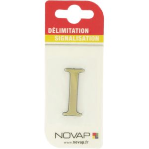 Novap Adhésif plastique en relief coloris or - I