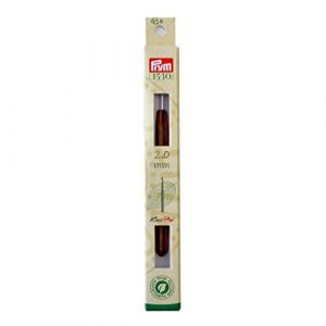 Prym 223500 Crochet en Laine Naturel 2,00 mm, Bois, Multicolore, 2 mm
