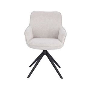 BIZZOTTO SALON Chaise Chaise Matilda grise Pivotante