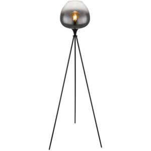 Globo Lampe de table - MAXY - noir - verre - Ø 65cm - E27 -