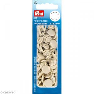 Prym Boutons-pression Color Snaps beige12.4 mm