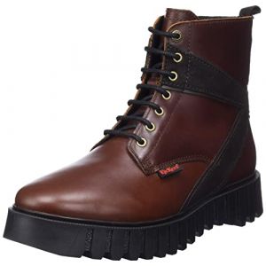 Image de Kickers Boots Cuir Kick Fabulous Marron - Couleur Marron - Taille 41