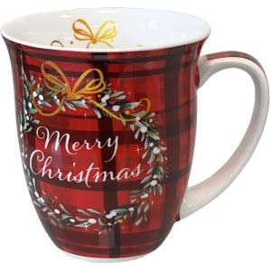 Enesco Tasse en Porcelaine Fine Merry Christmas