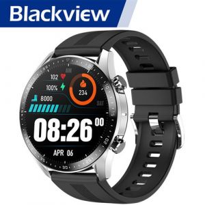 Blackview X1 Pro Montre Connectée Intelligente Femme Homme Smartwatch Bluetooth 100 modes Sport Étanche pour iOS Android - Argent